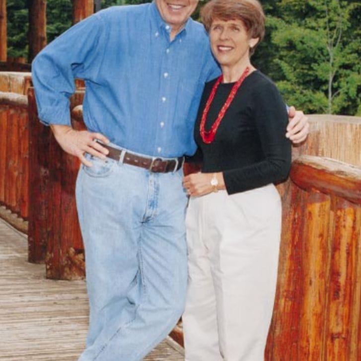 Jon Huntsman W'59, and Karen Huntsman