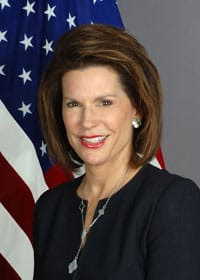 Nancy Brinker also served as U.S. Ambassador to Hungary from 2001-2003 and Chief of Protocol of the United States from 2007-2009.