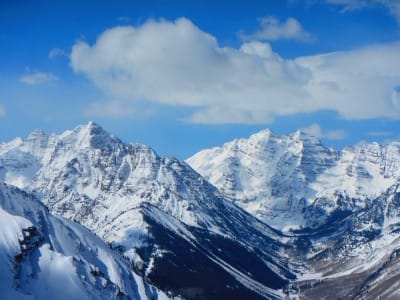 Another bluebird day at the offices of AspenSpin in Aspen, CO.