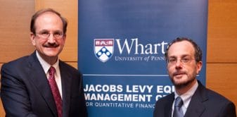 Dr. Bruce I. Jacobs, G’79, GRW’86, and Kenneth N. Levy, WG’76, G’82