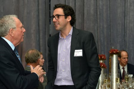 Baker connecting with Neil Blumenthal, WG’10, co-founder of eyeglass retailer Warby Parker