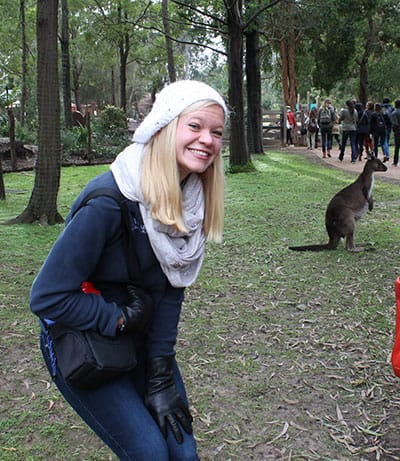 Wharton junior Melanie Smith enjoying her time in Australia