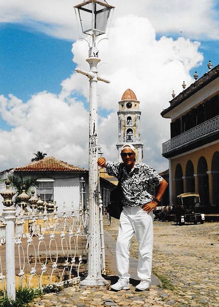Wharton alum Ken during one of his return trips to Cuba