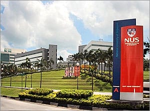 The National University of Singapore is an English-speaking institution with 12 schools including the 111-year-old Yong Loo Lin School of Medicine.