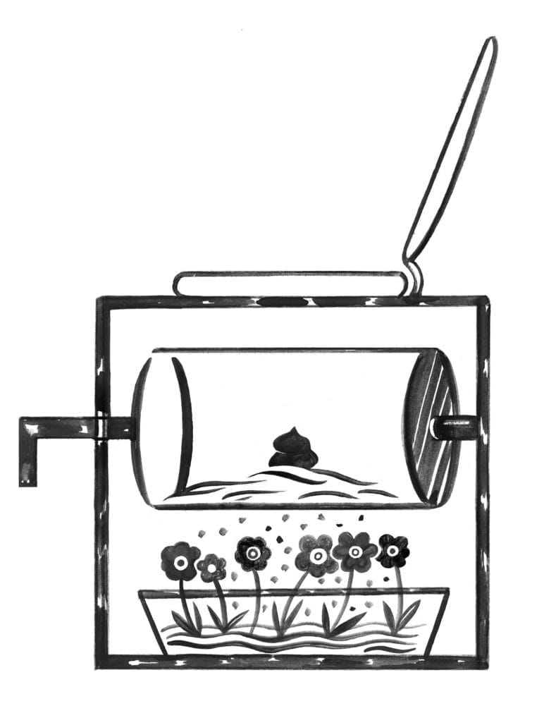 Toilet septic tank