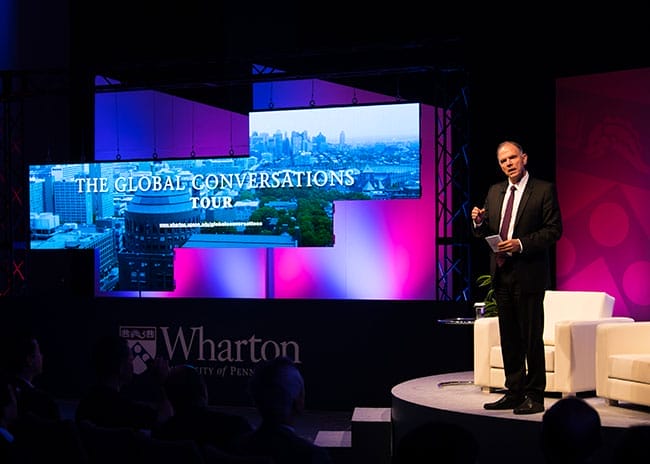 Wharton Dean Takes Conversation to Asia