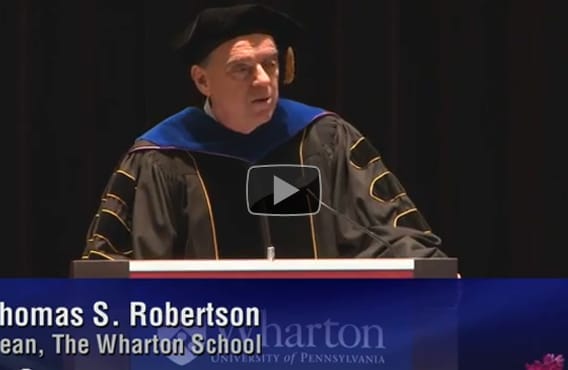 Wharton Convocation 2011: Right Where You Belong