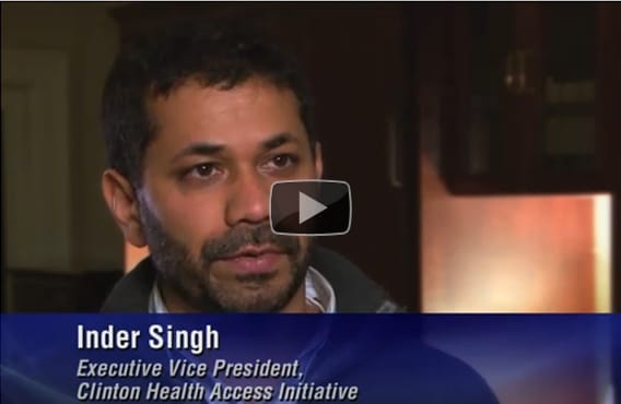 Inder Singh, Executive VP of the Clinton Foundation