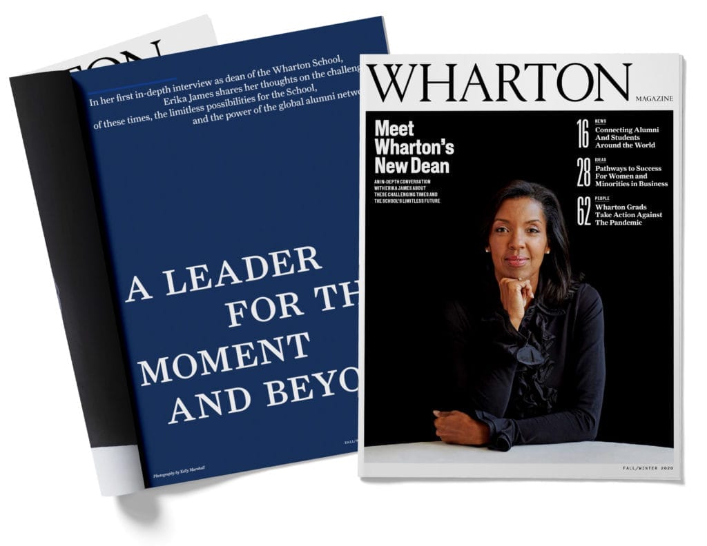 Wharton Magazine Fall/Winter 2020