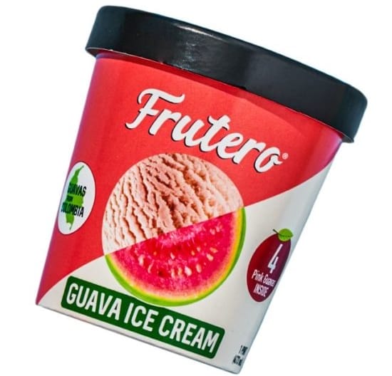 Frutero ice cream container.