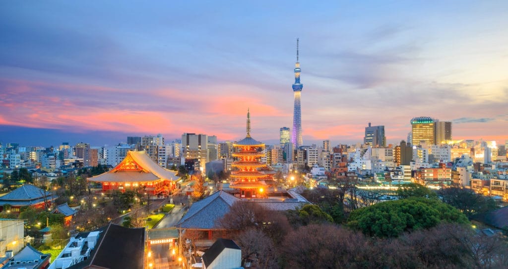 Tokyo skyline