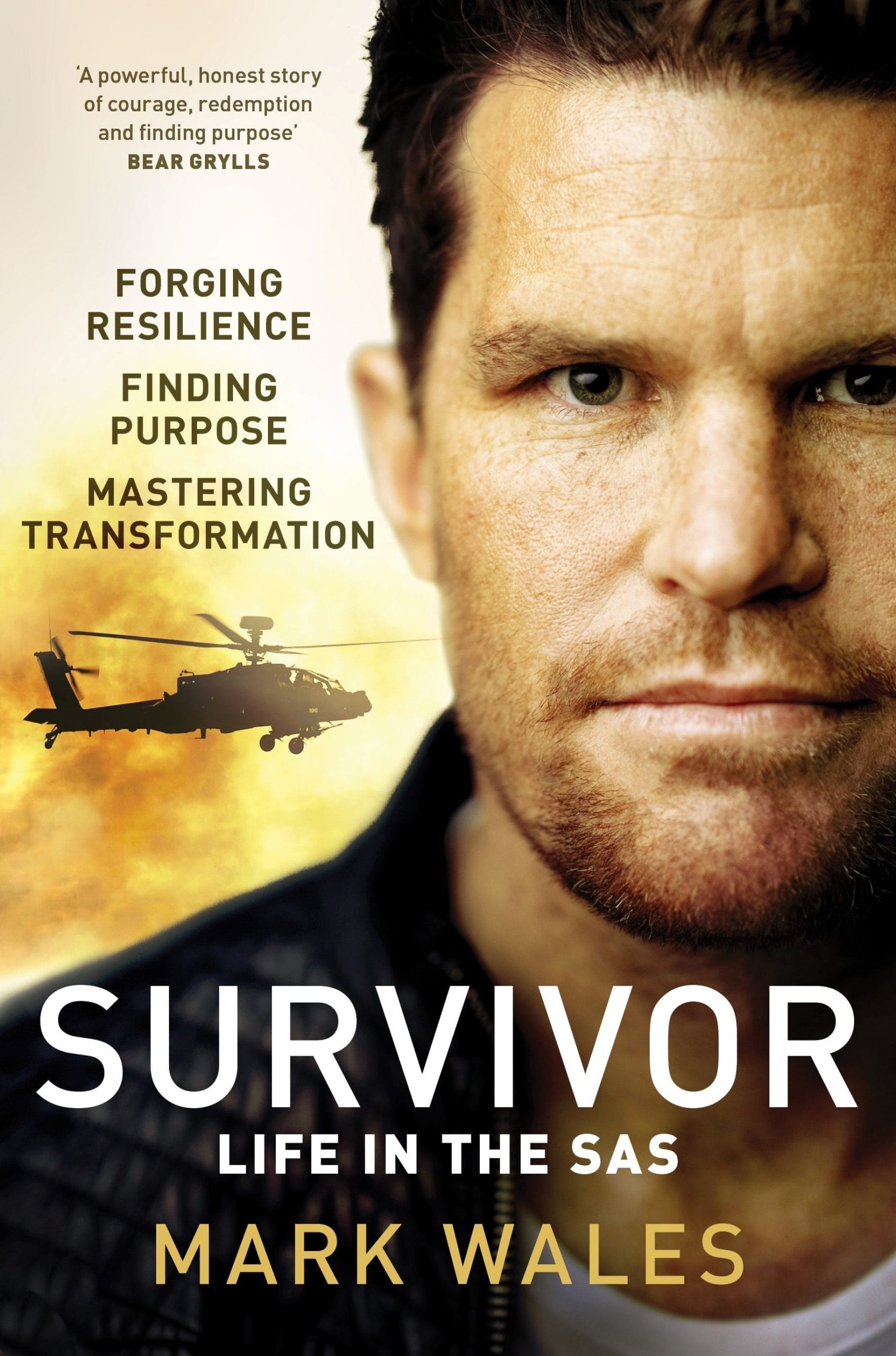 Book titled "Survivor: Life in the SAS"