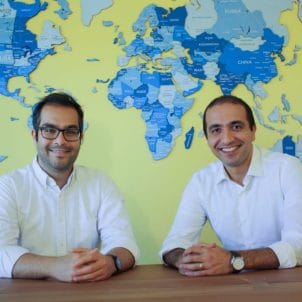 Zebel co-founders Ramtin Kermani and Hamid Hajian