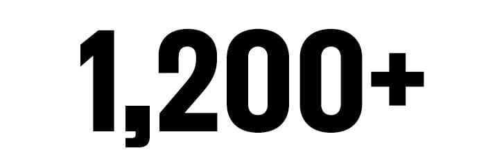 1,200-plus