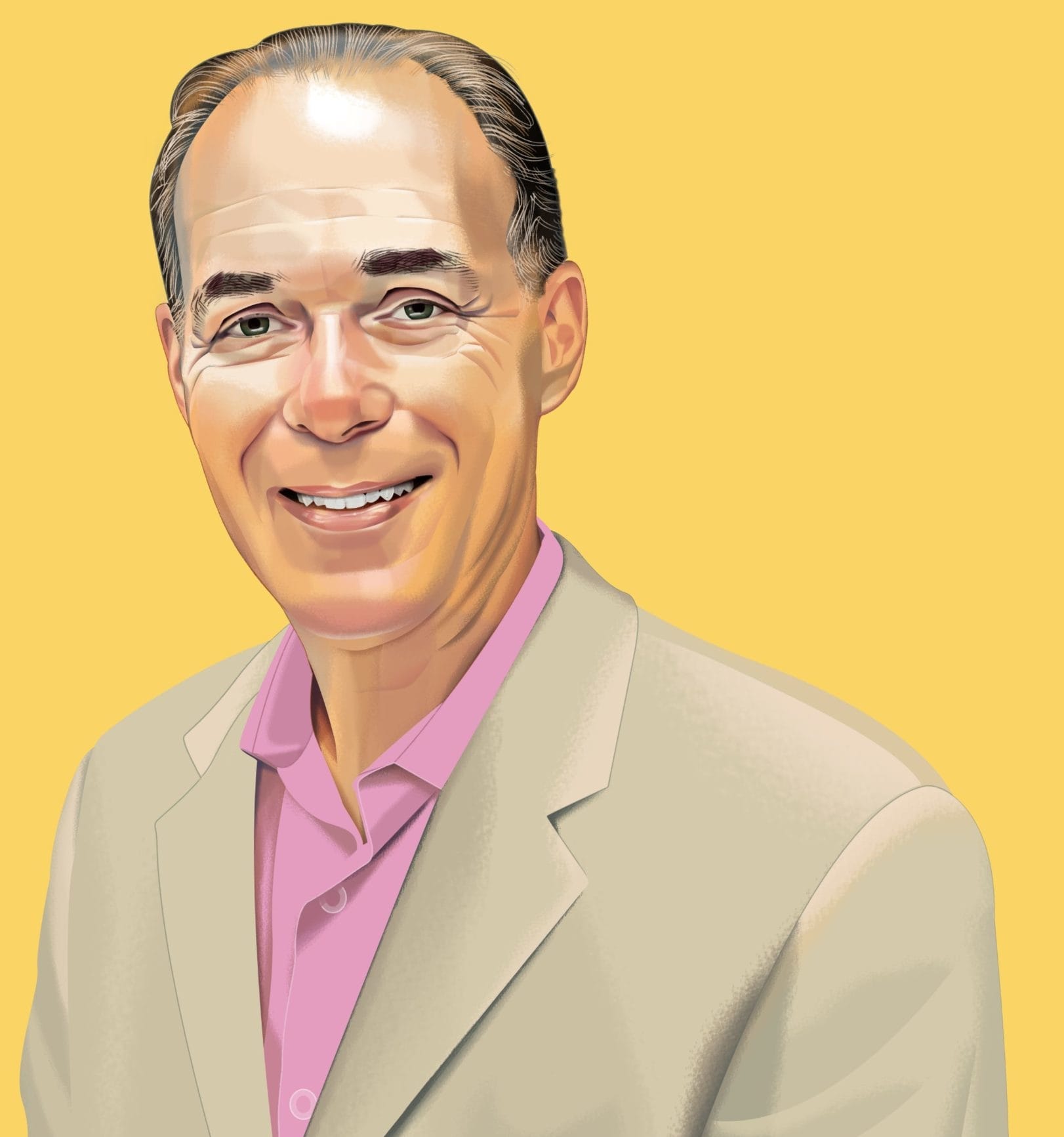 Illustrated portrait of Steve Offutt.