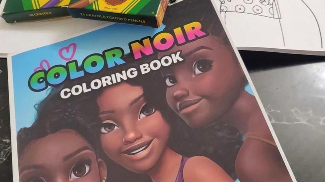 A coloring book by Color Noir.