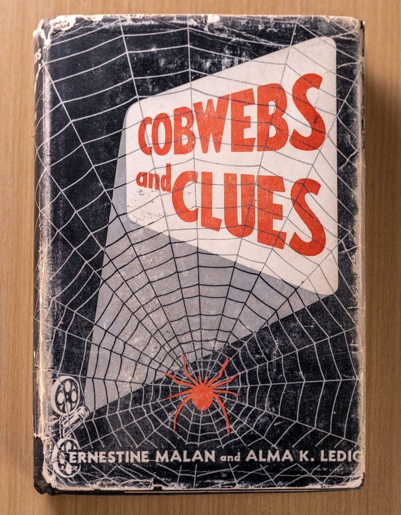 Cover of the book Cobwebs and Clues by Alma Ledig.