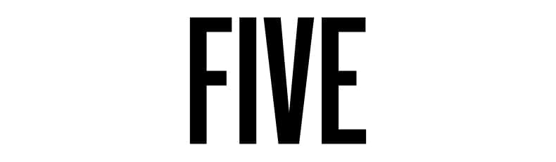 Five.