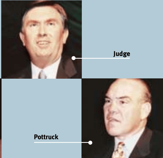 Pictures of – David S. Pottruck, President and Co-Chief Executive Officer of The Charles Schwab Corporation; Sir Paul R.Judge, Chairman of Isoworth, Ltd. 