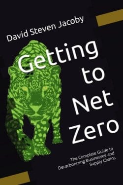 Cover for the book titled "Getting to Net Zero".