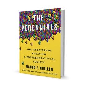 Book cover for "The Perennials".