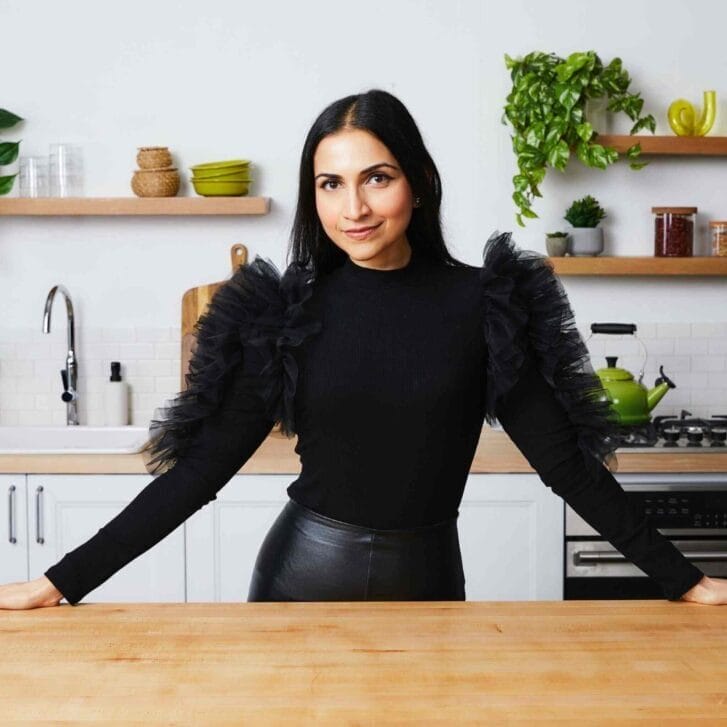 Gayatri Karandikar standing in a kitchen