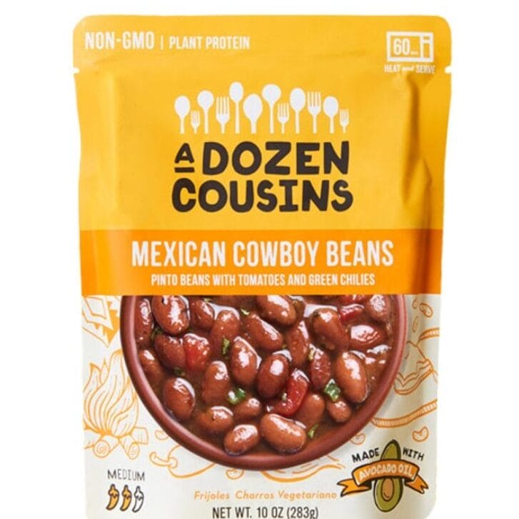 Mexican cowboy beans from A Dozen Cousins