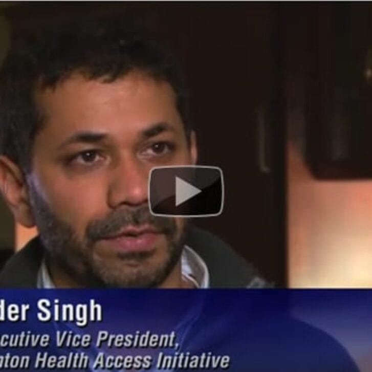 Inder Singh, Executive VP of the Clinton Foundation