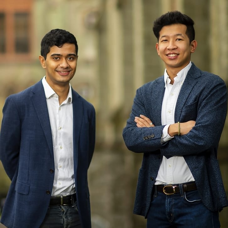 Aris Saxena and Yiwen Li, founders of startup Mobility.