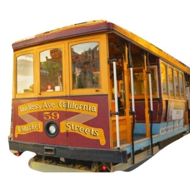 A San Francisco trolley.