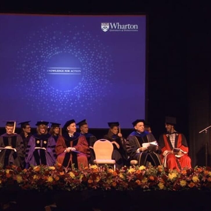 Inder Sidhu at the 2013 Wharton Commencement