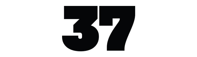 Thirty seven.
